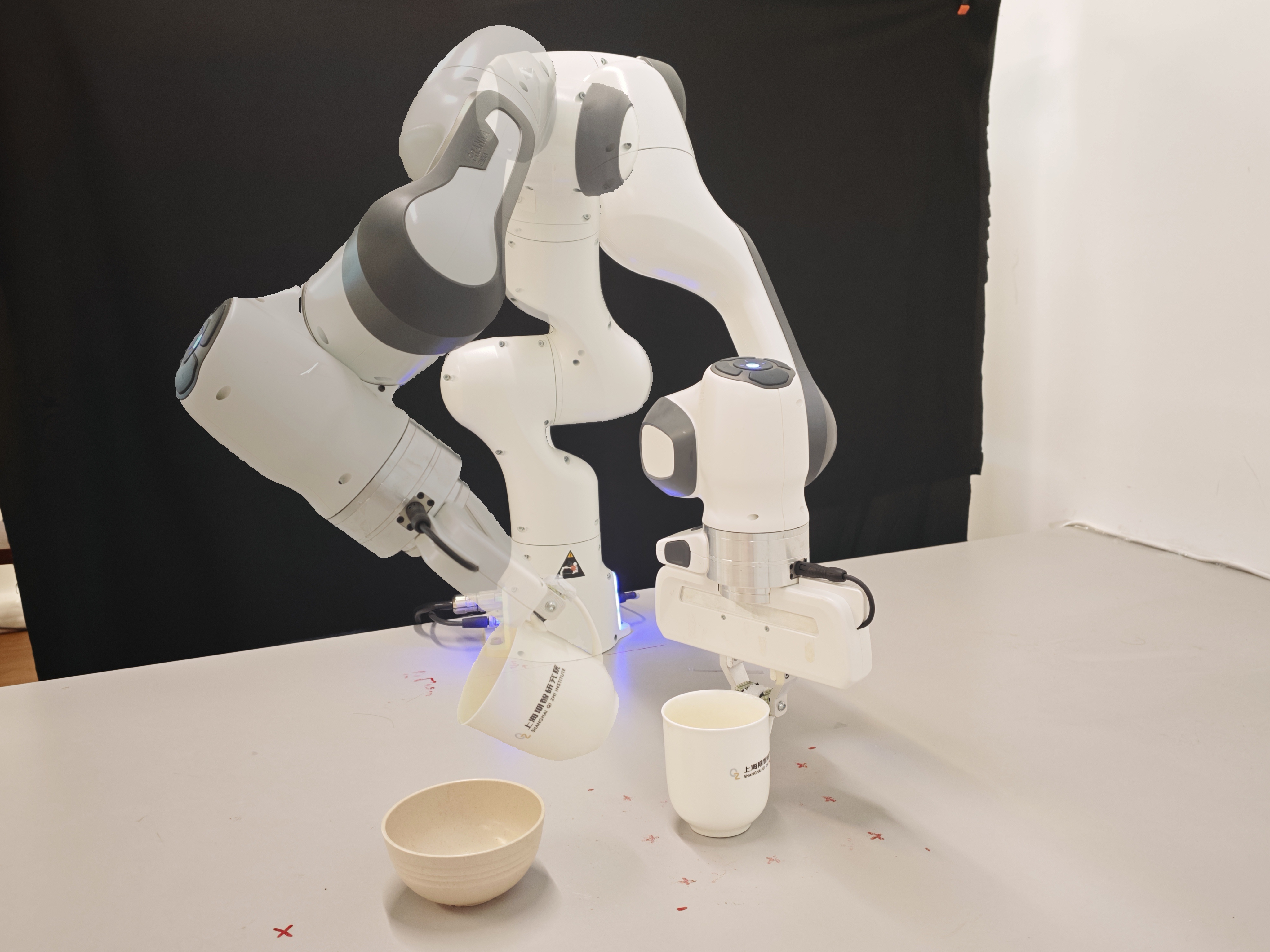 Real-world teapot to mug transfer